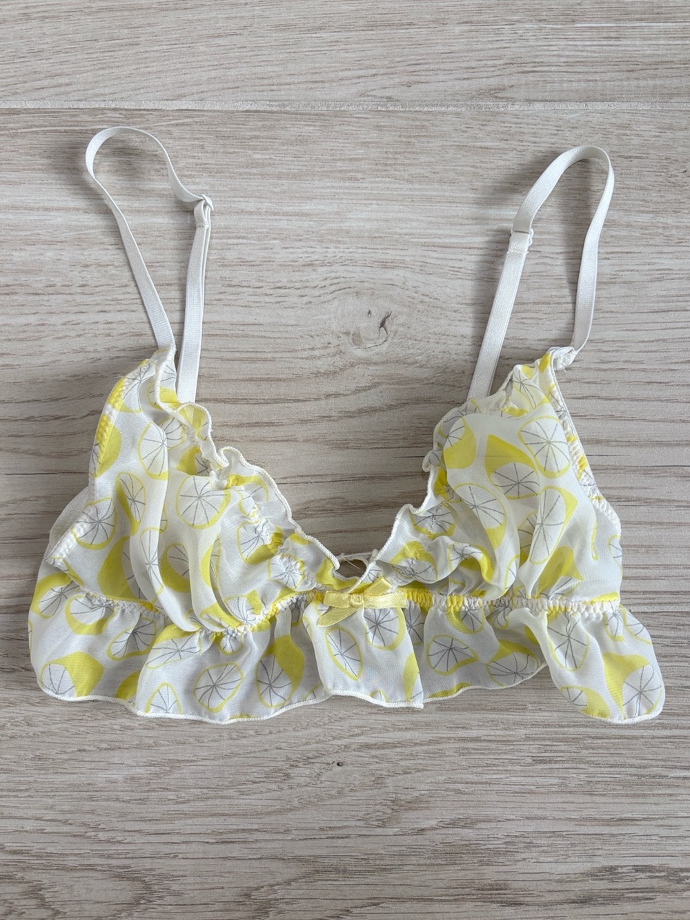 Lemon Triangle Bralette XS
